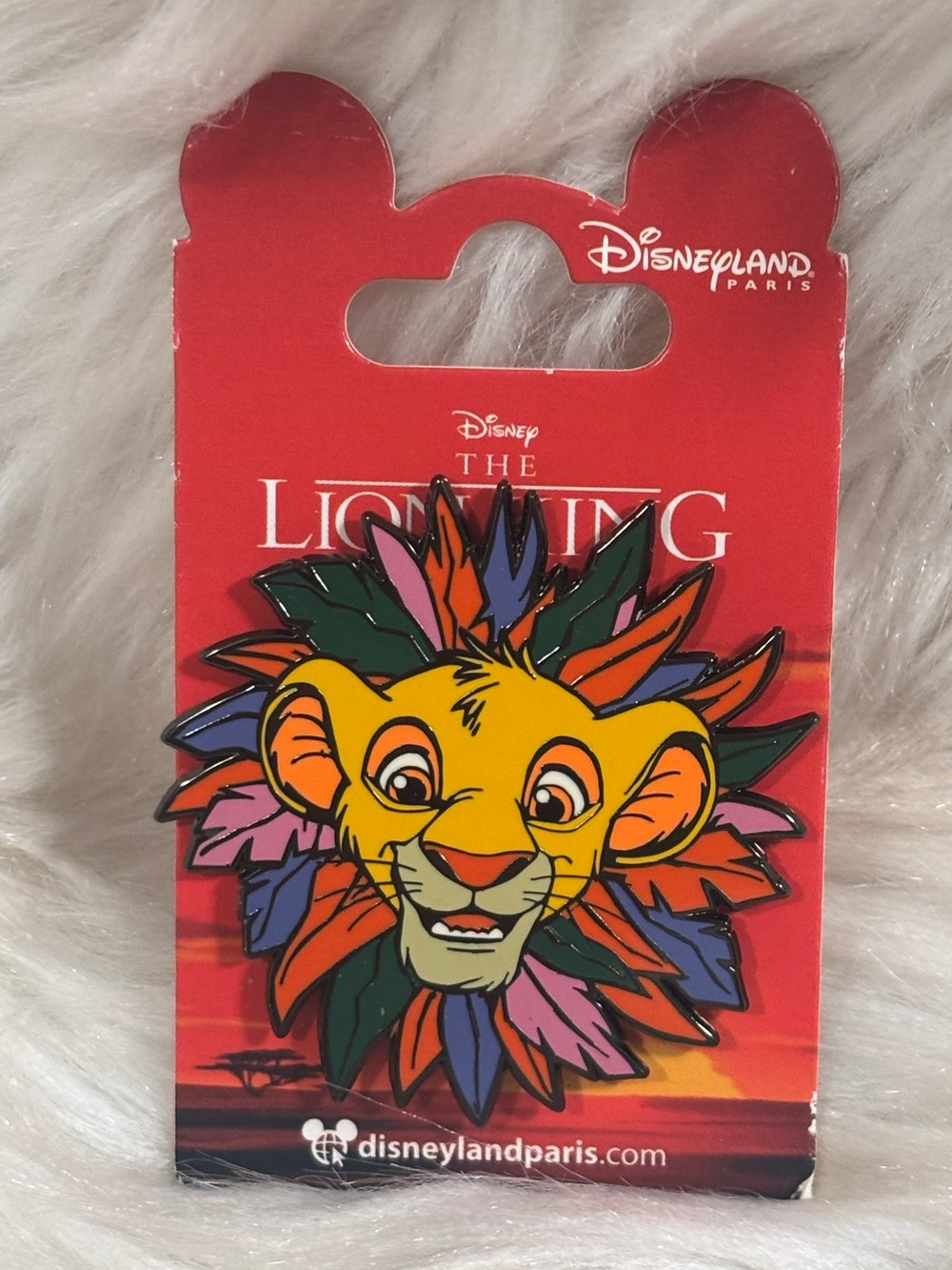 Disneyland Paris DLP 2024 Lion King Simba with Leaves Mane OE Pin